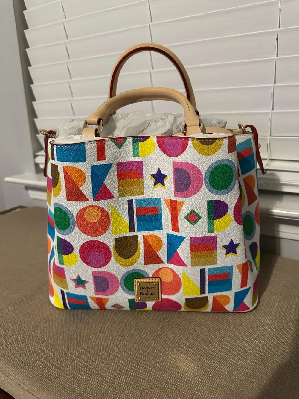 Dooney & Bourke - Art Deco Brenna Tote - New - Picture 1 of 10